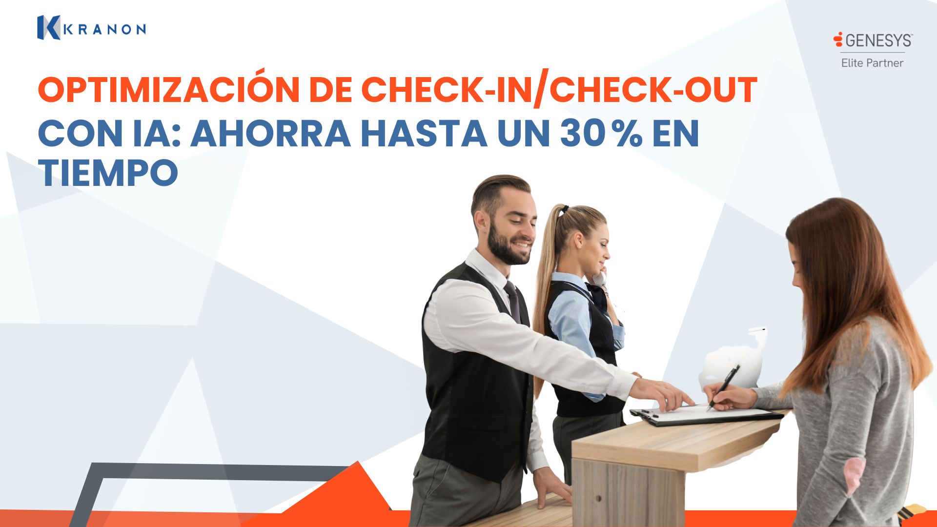 Optimización de check‑in/check‑out con IA: ahorra hasta un 30 % en tiempo